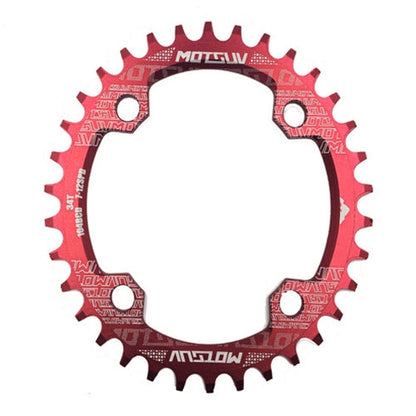 MOTSUV Round Narrow Wide Chainring MTB  Bicycle 104BCD Tooth Plate Parts, Elliptic plate 34T, Elliptic plate 36T, Elliptic plate 38T