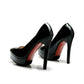 Women Sexy Stiletto Shoes High Heel, Shoes size:33(Black Patent Leather 10cm)