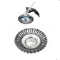 Lawn Mower Twisted Grass Wheel Steel Wire Grass Head Weeding Tray, Size:6 Inches