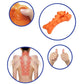 Shiatsu Massager Lumbar Spine Soothing Corrector Massage Cushion(Orange)