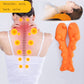 Shiatsu Massager Lumbar Spine Soothing Corrector Massage Cushion(Orange)