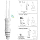 WAVLINK AC600 AP 2.4G/5G Dual Frequency Outdoor High Power Repeater, EU Plug, US Plug, UK Plug