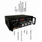 G20 Smart Digital Power Amplifier Built-In Bluetooth / USB / SD / FM Power Amplifier, EU Plug