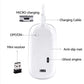 iMICE  E-1300 4 Keys 1600DPI Luminous Wireless Silent Desktop Notebook Mini Mouse, Style:Dual-modes Luminous Edition(Silver)