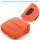 Anti-Drop Silicone Audio Storage Protective Cover For Bose Soundlink Micro, Silicone case  Dark Gray, Silicone case  Orange