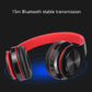 FG-69 Bluetooth Wireless Headset Subwoofer Mobile Computer Headset, Black, Red, Blue, Green, Orange