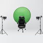 142cm EY-068 Green Background Cloth Folding ID Photo Green Screen Video Backdrop Board For E-Sports Chair