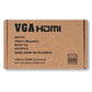 HW-2217 VGA to HDMI Converter With Audio Computer Host to HD Converter(Black)