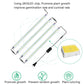 LED Plant Lamp Household Full Spectral Filling Hard Lamp Strip, Style: 30cm 6 Head(Sun Light UK Plug)