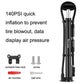 WEST BIKING YP0711122 Portable Bicycle High Pressure Pump(Silver)