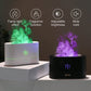 7 Color Flame Aromatherapy Machine Home Office Desk Air Humidifier(Black)