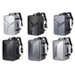 Large-capacity Waterproof Expandable Hard Shell Backpack with USB Charging Hole(162 Black)