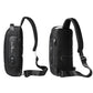 WEIXIER 9530 Men Oxford Cloth Chest Bag Anti-theft Crossbody Bag Sports Backpack(Black)