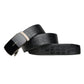 Bopai 13-121211 Crocodile Grain Automatic Buckle Soft and Durable Cowhide Belt(Black)