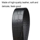 Bopai 13-121211 Crocodile Grain Automatic Buckle Soft and Durable Cowhide Belt(Black)