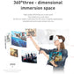 VRSHINECON G04BS 3D Virtual Reality Helmet VR Glasses With Bluetooth Headset