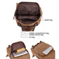 Outdoor Travel Messenger Canvas Chest Bag, Color: Brown