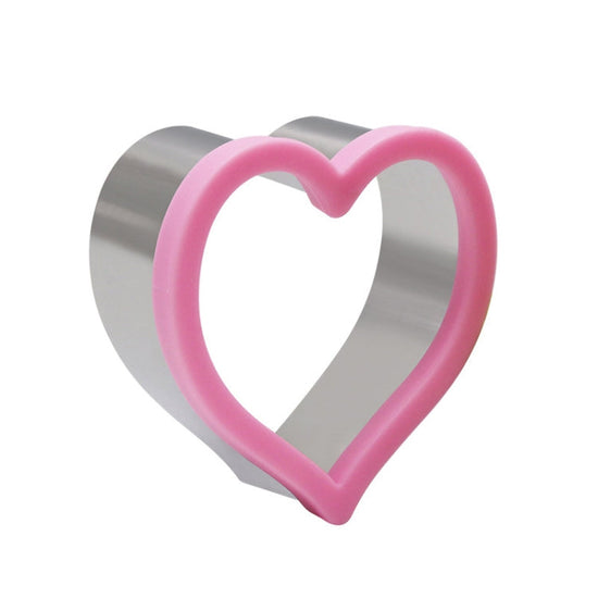 Stainless Steel Sandwiches Bread Cutting Model With Guards Fruits Vegetable Cookie Mould, Size: Large Love(Color Random Delivery)