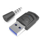 For PS4 / PS5 / PC HS-PS5101 Bluetooth 5.0 Adapter Audio Receiver Wireless Headset Transmitter(Black)