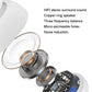 GD28 IPX4 Waterproof Single-ear Lightweight Clip Ear Bluetooth Earphone(White)