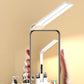 LED Intelligent Digital Display Foldable Desk Lamp, Style: Double Head Charging 3200mAh