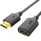 QGeeM QG-HD19 4K HDMI 2.0 Extension Cable Supports 3D, HD, 2160p, Compatible With Roku Fire Stick 3m Length
