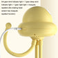 Shaking Head Stroller Fan Leafless Octopus Mute Portable Mini Fan Shaking Head Version (White)