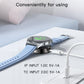 Yesido DS19 For Samsung Smart Watch Portable Charger Dual Input Port Magnetic Wireless Charger(Black)
