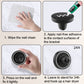 No-punch Bathroom Wall Mounted Magnetic Blower Holder Nozzle Storage Hanger, For Dyson Hair Dryer, For Dyson Hair Dryer Nozzle