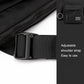 WEPOWER Men Messengers Bag Simple Outdoor Sports Small Shoulder Bag Mobile Phone Bag(Black)