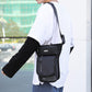 HAOSHUAI Men Outdoor Riding Leg Bag Waist Bag Sports Chest Bag Messenger Bag(Black)