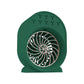 USB Spray Humidification Air Conditioning Fan Small Portable Desktop Air Cooler, Style: Charging (Green)