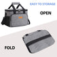 24L Waterproof Oxford Cloth Picnic Bag Outdoor Ice Pack Thickened Portable Insulation Bag(Grey)