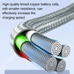 ROMOSS CB25 3 In 1 3.5A  8 Pin + Micro USB + Type C/USB-C Cable 1.5m(Space Gray)