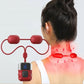 Mini Hanging Neck EMS Pulse Cervical Massager Shoulder and Neck Physiotherapy Instrument(Dark Gray)
