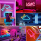 2m 5V LED Light Strip USB Flexible Neon Silicone Soft Strips Set(Pink)