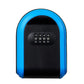 Full Plastic Key Box Password Lock Door Key Storage Password Box(Blue)