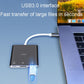 JINGHUA Z321 Multifunctional HUB Docking Station Converter, Interface: Type-C To HDMI+PD+USB