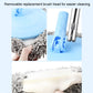 Car Chenille Curved Handle Telescopic Car Wash Soft Bristle Mop(Blue)
