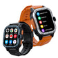 LOKMAT APPLLP 4 MAX 2.02-Inch Android 8.1 Full Network Wifi Card Bluetooth Smart Watch, 4G+64G(Silver), 4G+64G(Navy Blue)