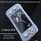 XF43 Retro Handheld Game Console Open Source 4.3 Inch Large Screen Gaming Video Players Console, 64G, 128G