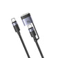 USB C to USB C + Mag3 Braided 240W 2M Fast Data Charging Cable VD-DCA10