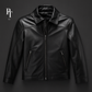 Classic Black Leather Jacket For Men