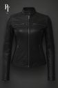 Motorcycle Leather Jacket for Women
