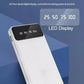Portable Power Bank 10000mAh – 3 in 1 Fast Charger with 4 Cables