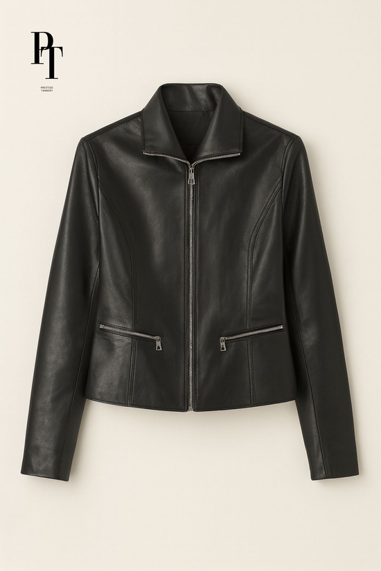 Prestige Tannery Black Leather Jacket