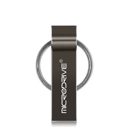 MicroDrive 4GB USB 2.0 Metal Keychain U Disk, 4GB