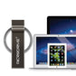MicroDrive 4GB USB 2.0 Metal Keychain U Disk, 4GB