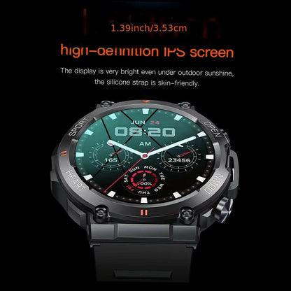 K56Pro Smart Watch for Men Heart Rate Blood Bluetooth Sport 400Mah Long Standby 1.39 Inch 360*360 HD Screen Outdoors Smartwatch.