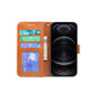 iPhone 14 Series Book Flip Case Leather Wallet